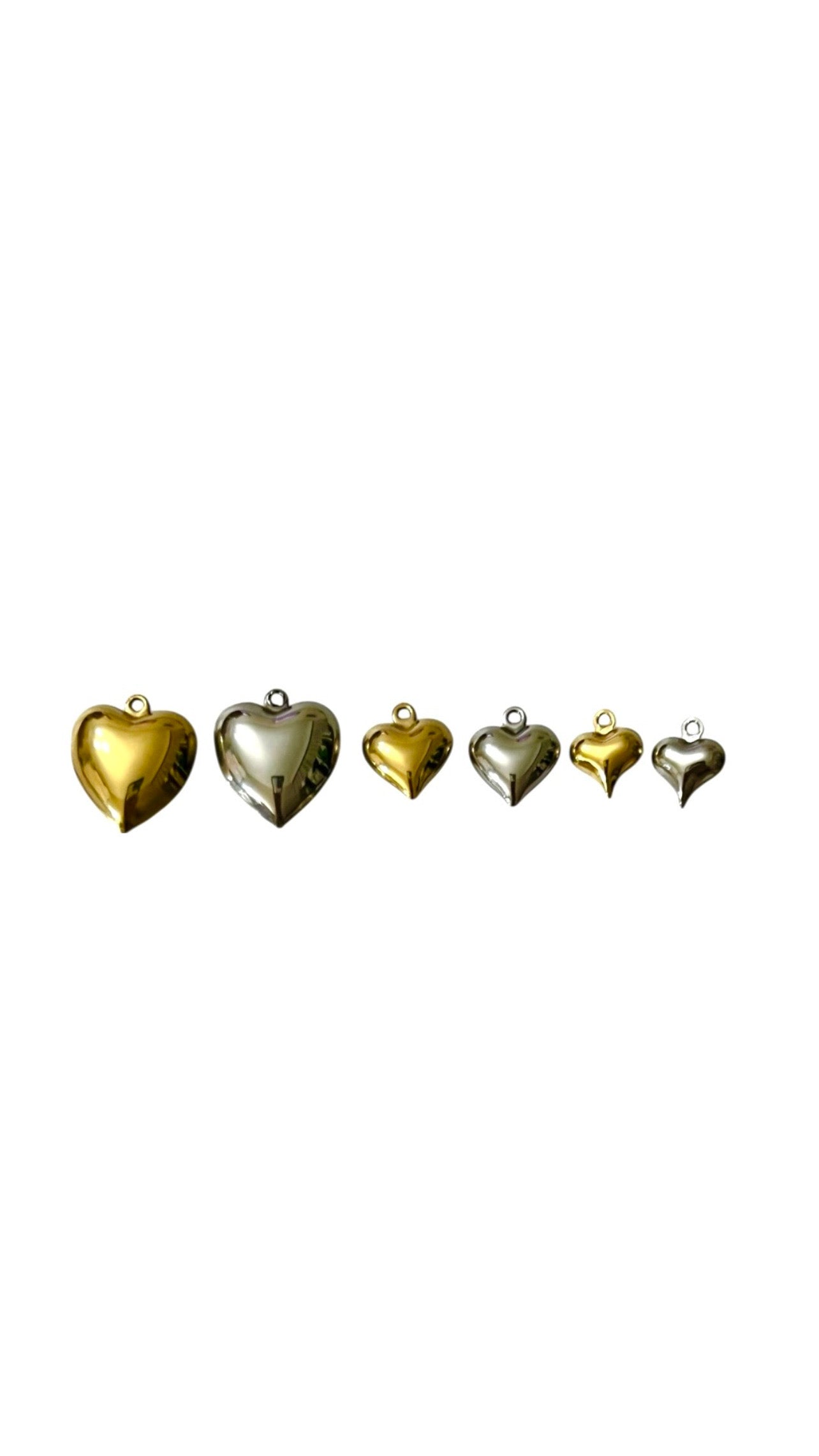 Charm Cuore Con Sonaglio Incorporato