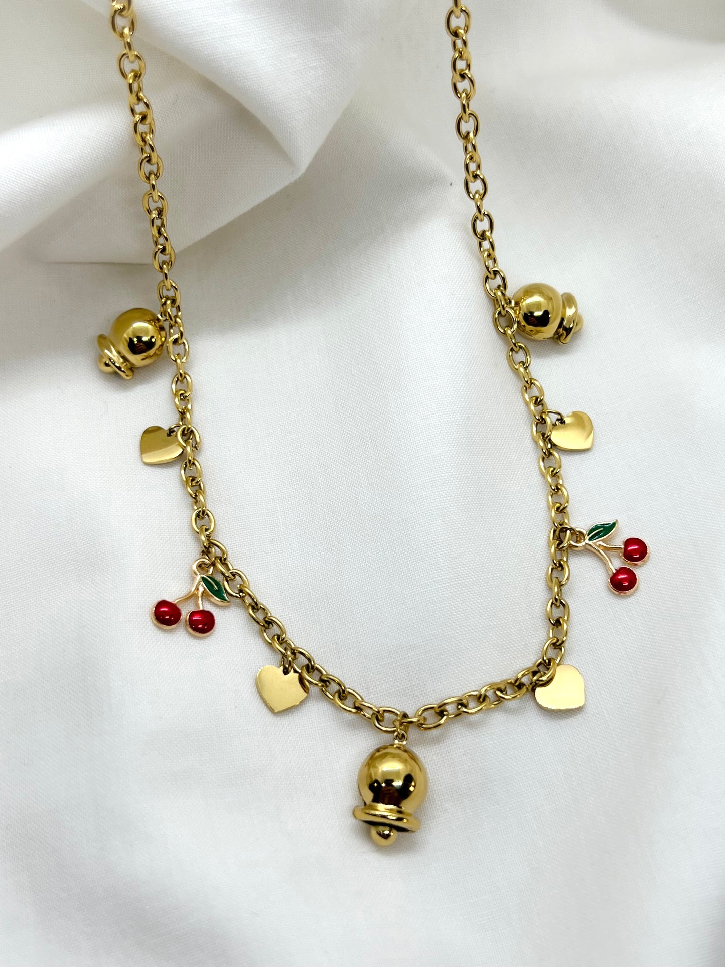 Collana Cherry + Campanelle con Sonaglio