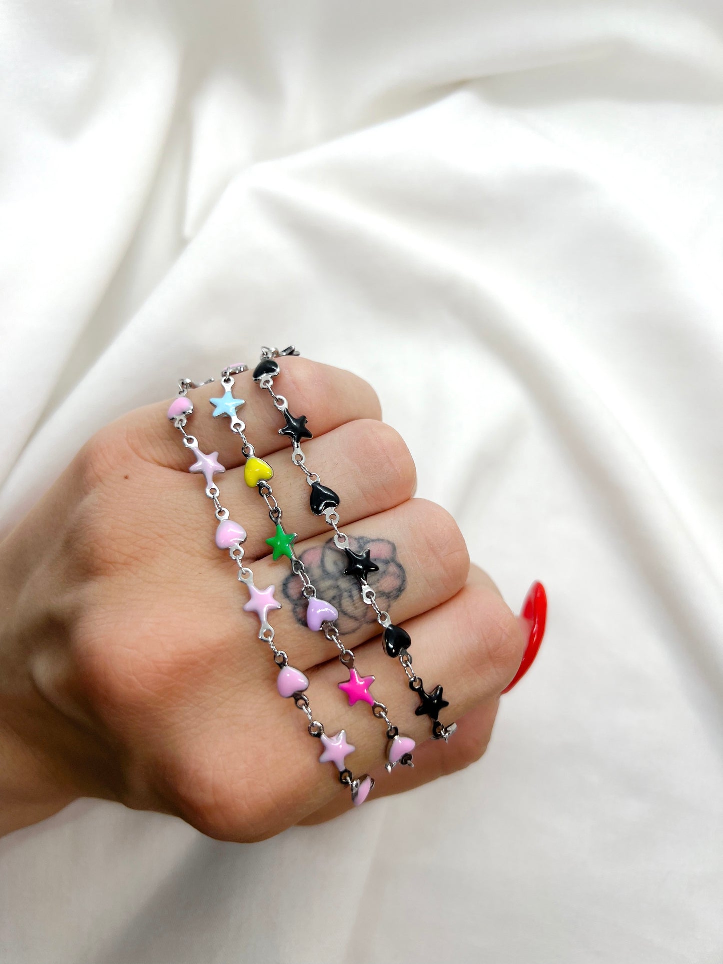 Bracciale Cuori e Stelline