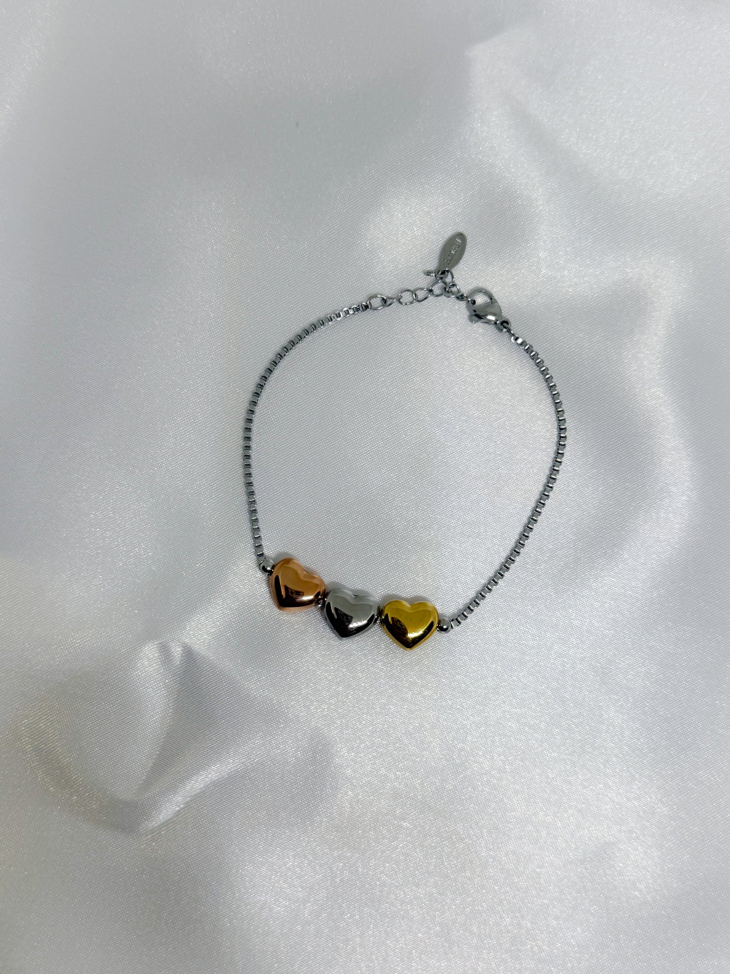 Bracciale Cuori Tricolor