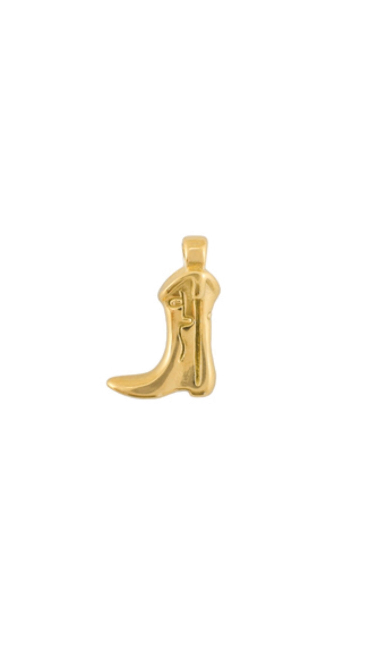 Charm Stivale Texano Gold