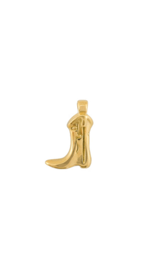 Charm Stivale Texano Gold